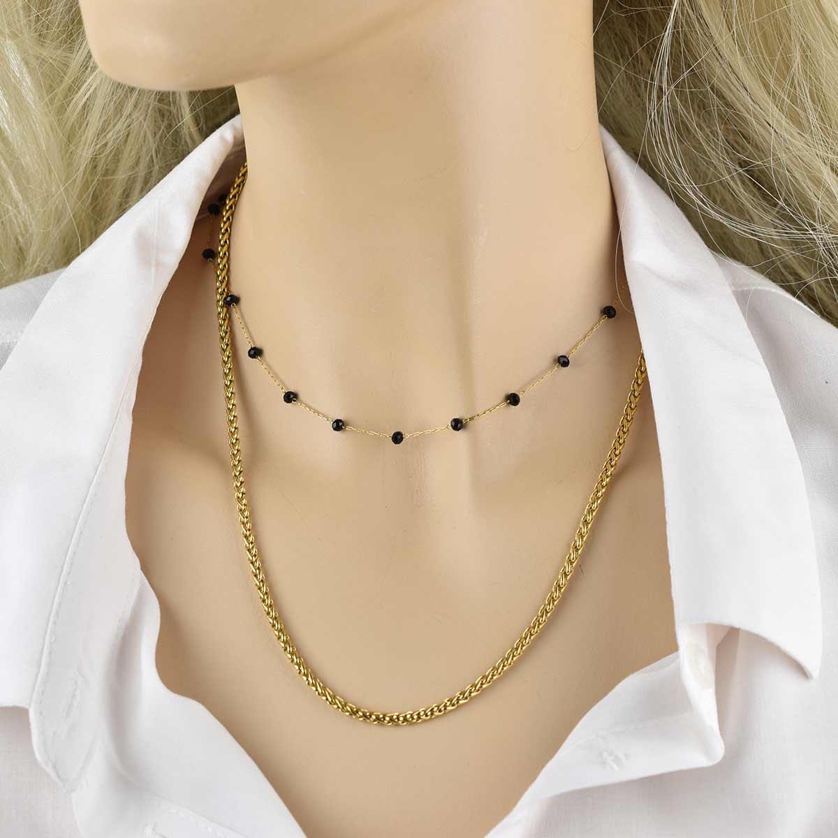 Genova Chain Gold 3MM Αλυσίδα λαιμού από ανοξείδωτο ατσάλι 316L